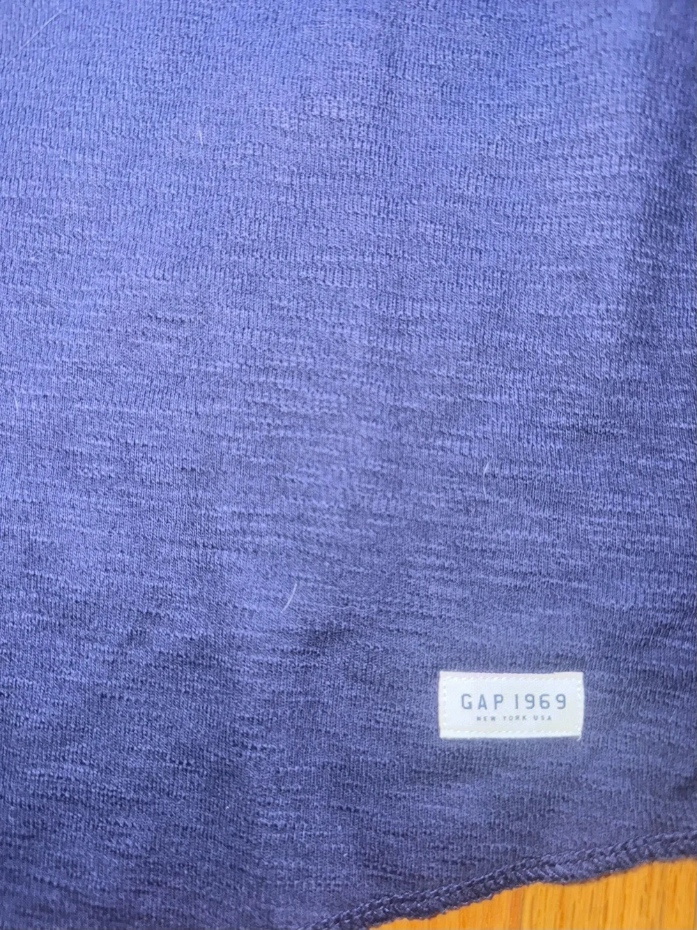GAP Royal Blue Long Sleeve Crew Tee
